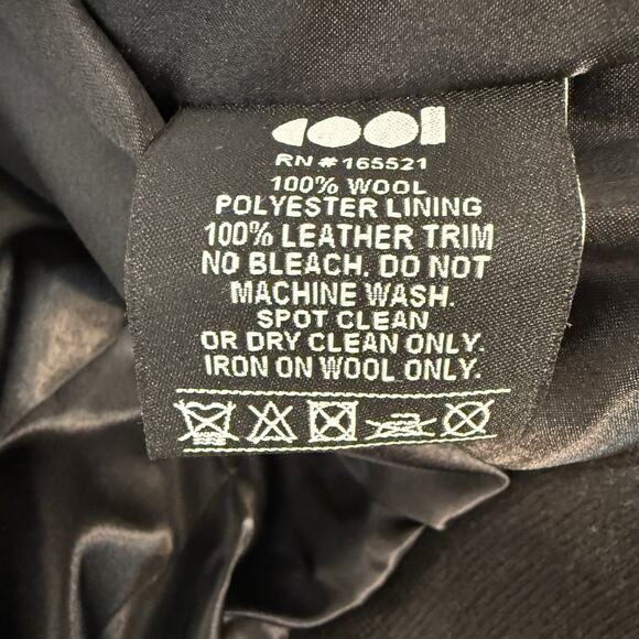 Emerald Kelly Green Cropped Letterman Varsity Jacket | Wool & Leather | Small - Picture 9 of 16